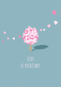 Cœur de fleurs et douceur printanière